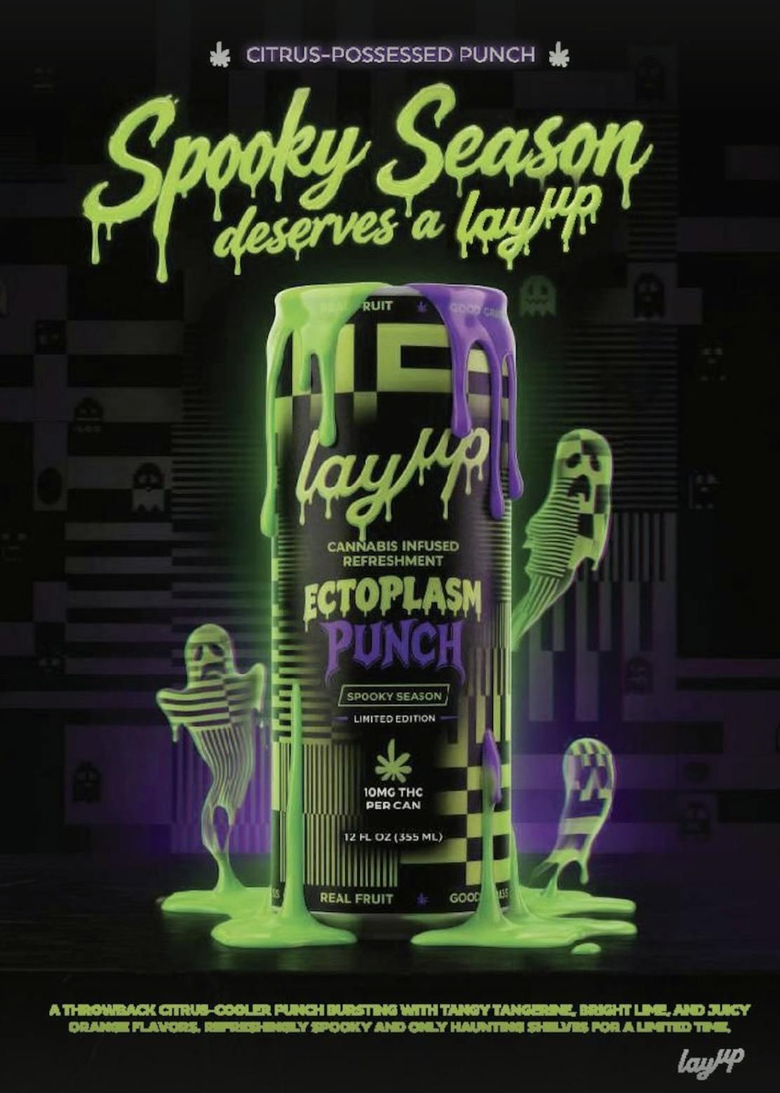 Ectoplasm Punch | 10Mg THC | 12oz by Layup | Buy Online
