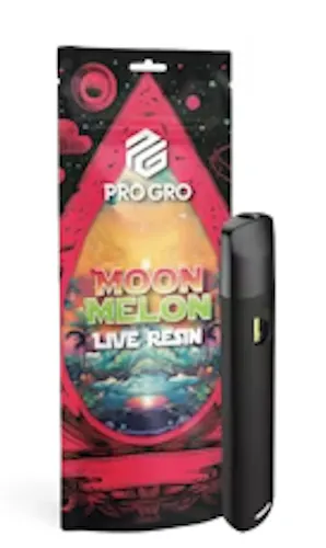 Pro Gro | Moonmelon Live Resin Disposable-active