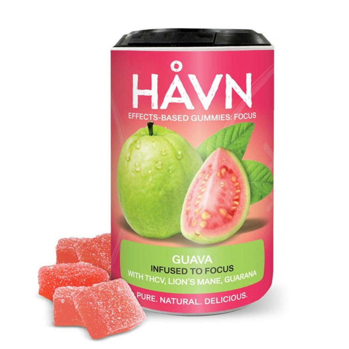 Product Guava Focus Gummies 2:1 THC:THCV | Edibles | 100mg THC 50mg THCV