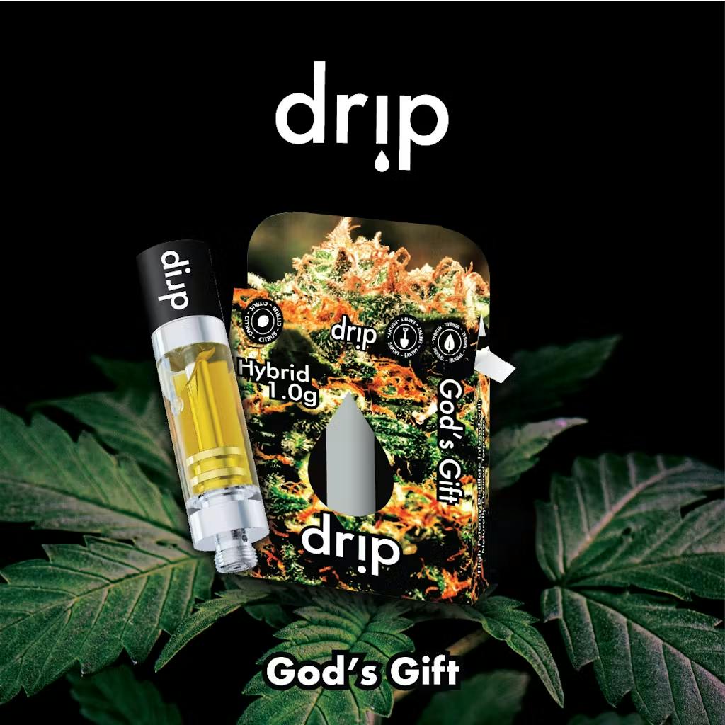 Drip - 1g Cart - God's Gift (Hybrid)