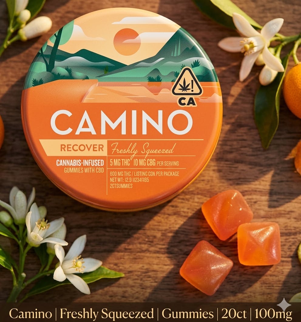 Product Camino | Freshly Squeezed | Gummies | 20ct | 100mg
