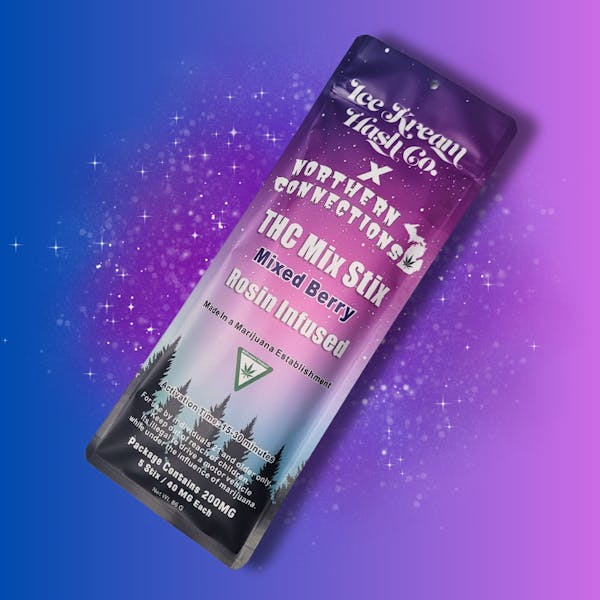 Northern Connections - 200mg Rosin THC Mix Stix - Blue Razz
