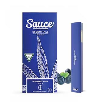 SAUCE ESSENTIALS | BLUEBERRY KUSH | DISPOSABLE INDICA