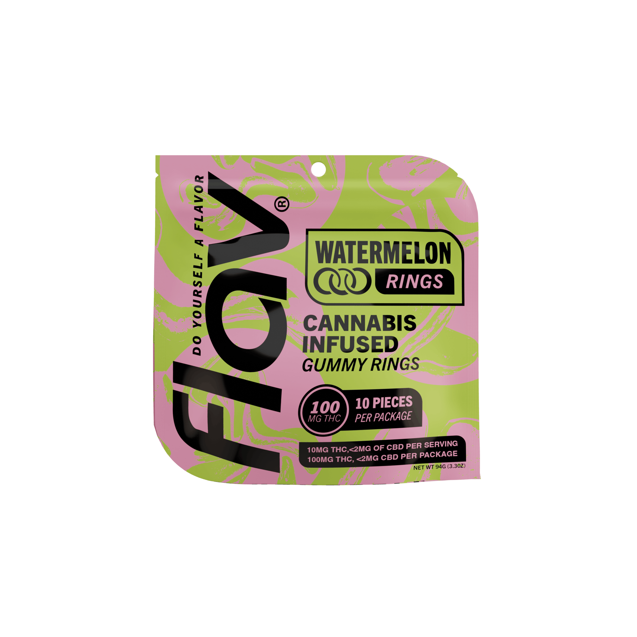 Watermelon Rings - 100mg