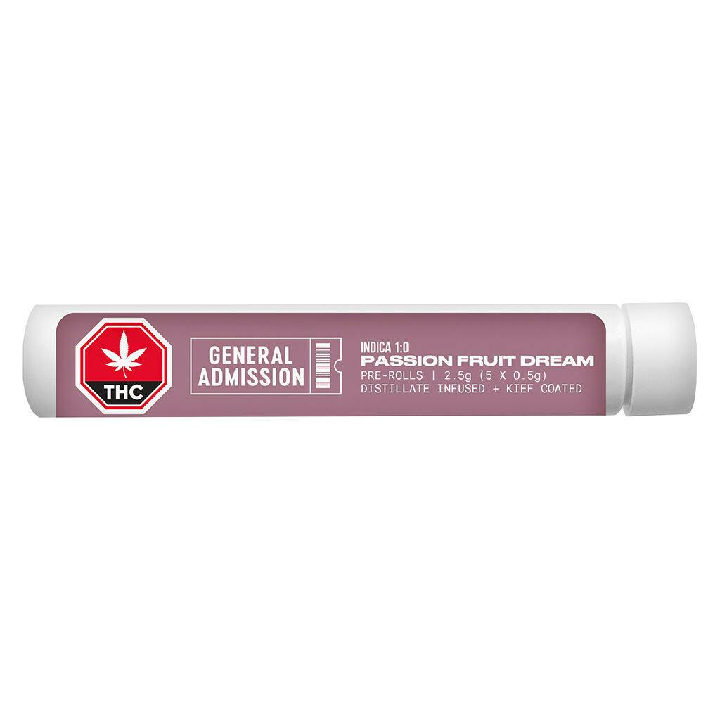 General admission - passion fruit dream distillate infused prjs - 5x0. 5g