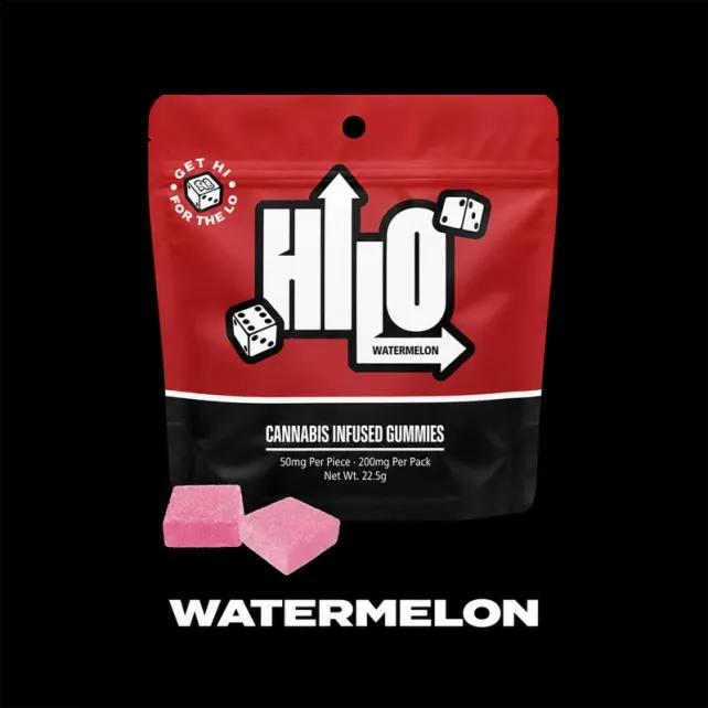 Hi-Lo - 200mg Live Resin Gummies - Watermelon