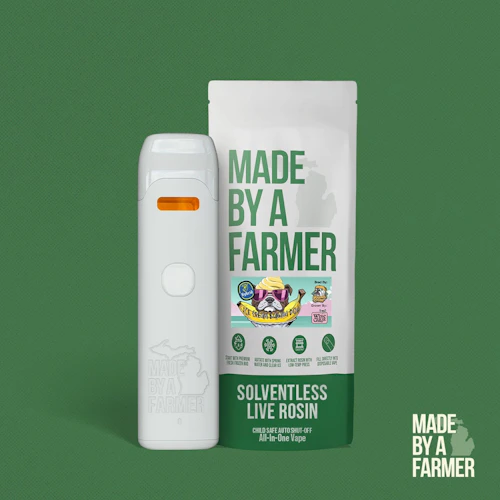 Made By A Farmer - 1g Live Rosin Disposable - Bananaconda