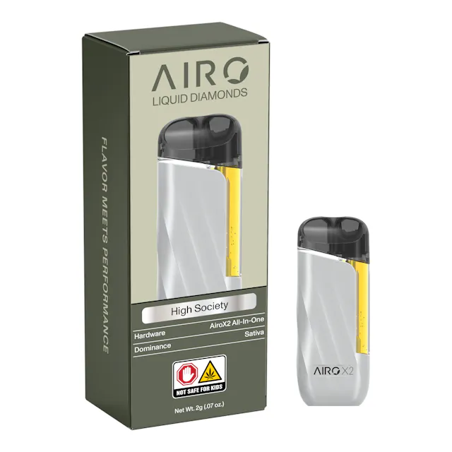 Airo Liquid Diamond Disposable High Society 2g (sativa, disposables)