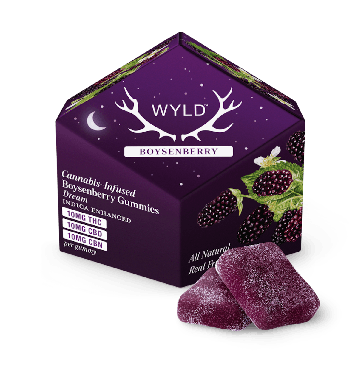 Photo of WYLD | Boysenberry | 1:1:1 CBD:CBN