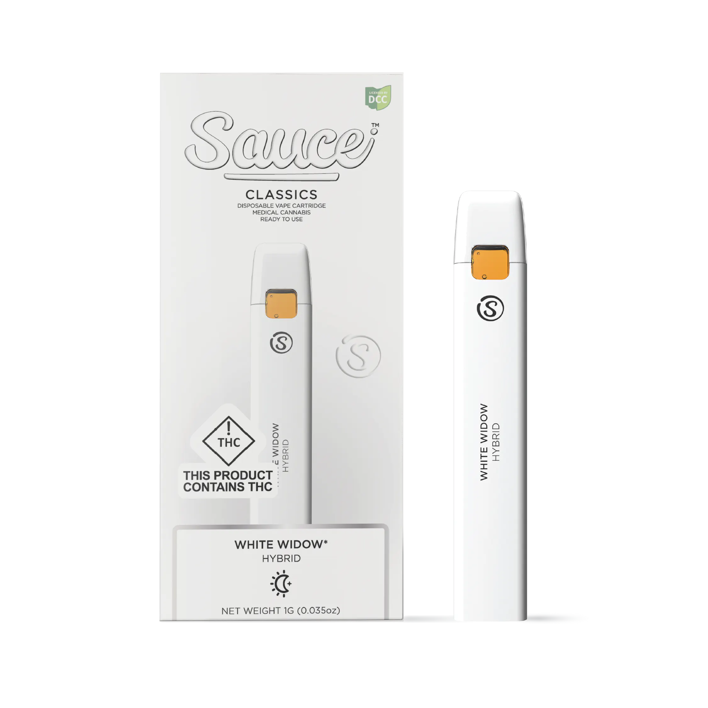 White Widow Disposable 1g (Hybrid) l Sauce | Dublin - OCC