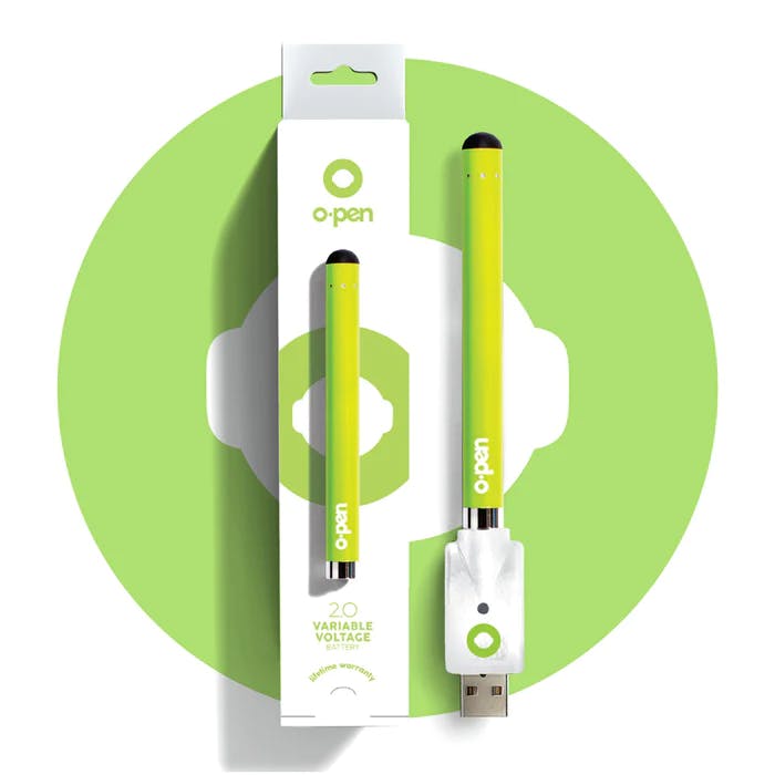 O.pen 2.0 Variable Voltage 510 Battery, Green