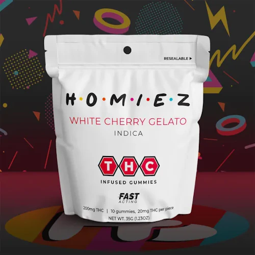 Homiez - 200mg Gummies - White Cherry Gelato