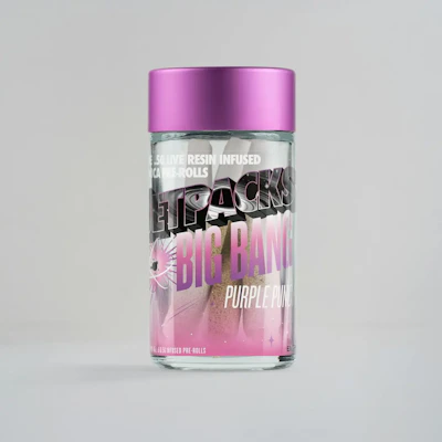 Jetpacks - 5 Pack .5g Live Resin & Diamond Infused Prerolls - Purple Punch - PRE_ROLLS by Jetpacks at King of Budz
