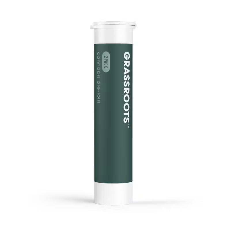 Grassroots Dark Heart Collection Diamond Preroll - Indica : Zesty Garlic Cookies