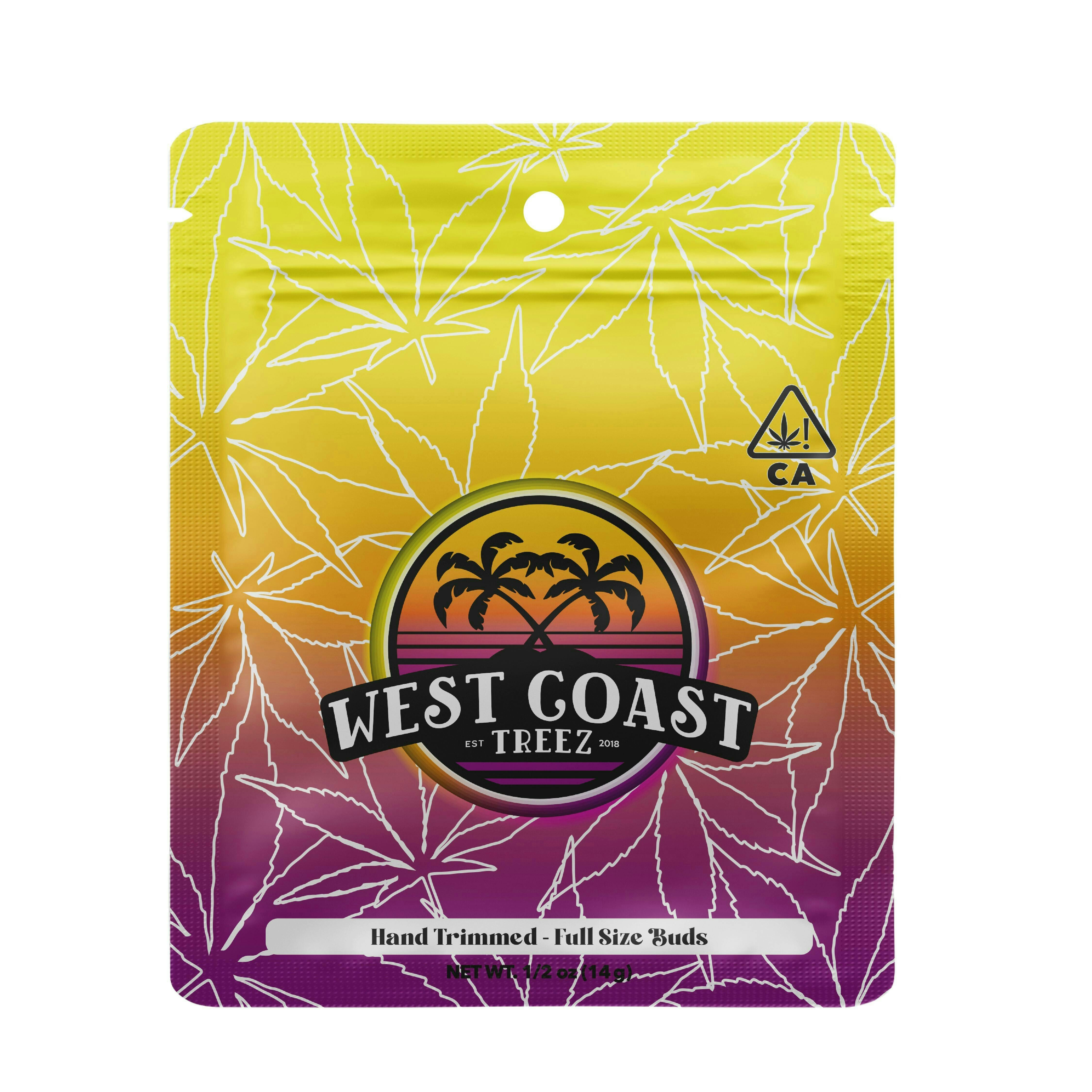 West Coast Treez - Banana Punch (Indica) Smalls Flower 14g