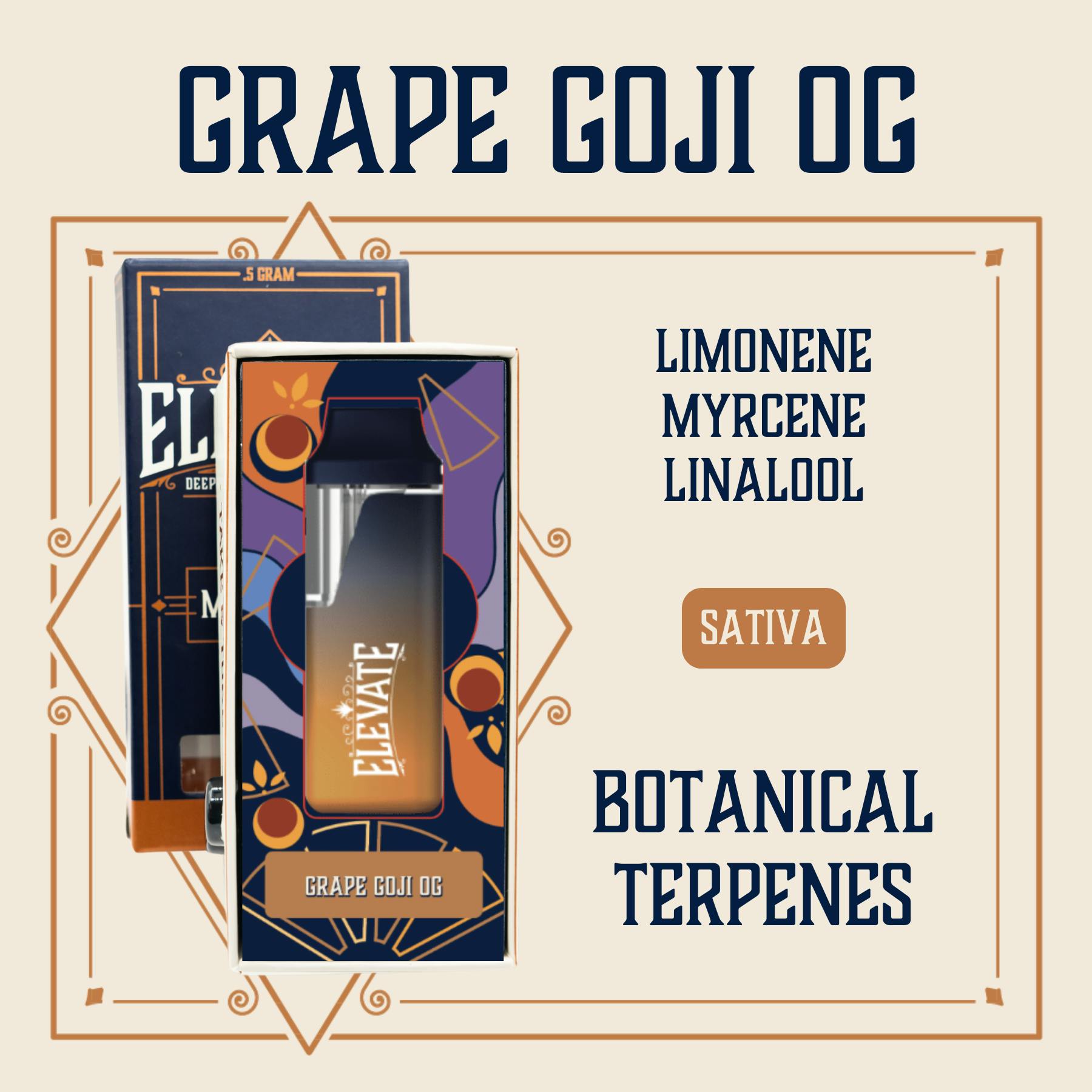 elevate disposable vape Pen Grape Goji OG Select Flavor ::Cotton Candy Gold Bar Max 50K Voopoo ARGUS Matrix 30W