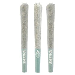 Infused Pre-Roll | Dymond Concentrates 2.0 - Strawberry Cough Diamond Infused Pre-Roll - Sativa - 3x0.5g
