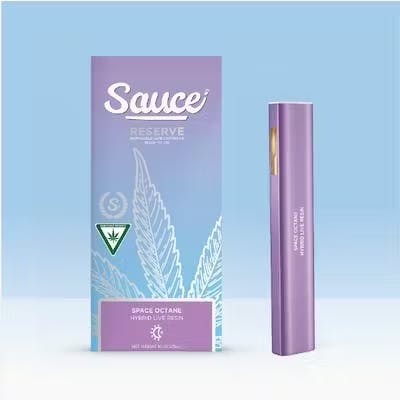 Product: SAUCE RESERVE | SPACE OCTANE | LIVE RESIN DISPOSABLE HYBRID