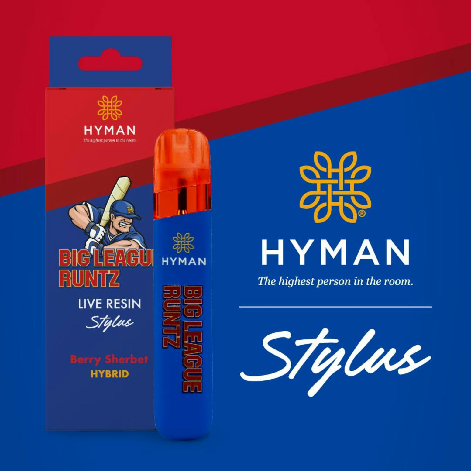 Product: HYMAN | Live Resin Disposable - 1g - Big League Runtz