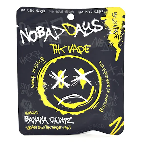 No Bad Days Banana Runtz Cartridge Rec-active
