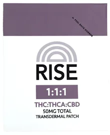 Rise - 50mg Transdermal Patch THC/CBD/CBN - Relaxation 1:1:1