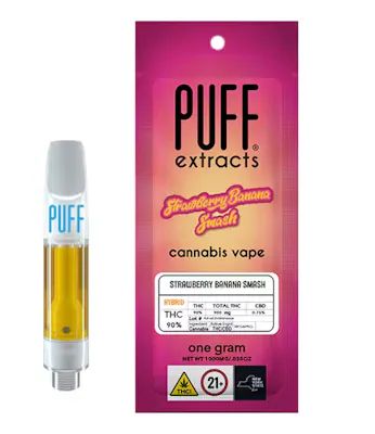 elfbar nachfüll pod läuft aus PUFF Strawberry Banana Smash Vape Cartridge 1g