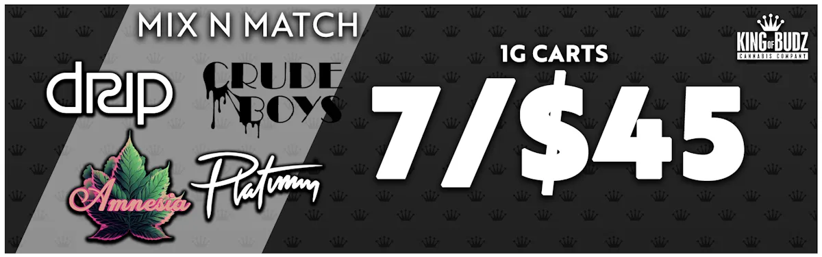 7 FOR $45 1G CARTS