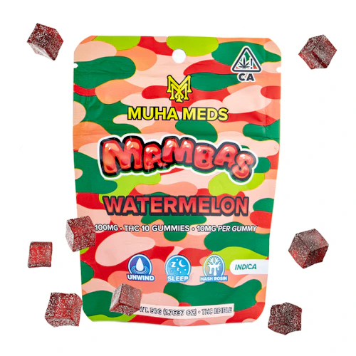 Mambas - 200mg Rosin Gummies - Watermelon