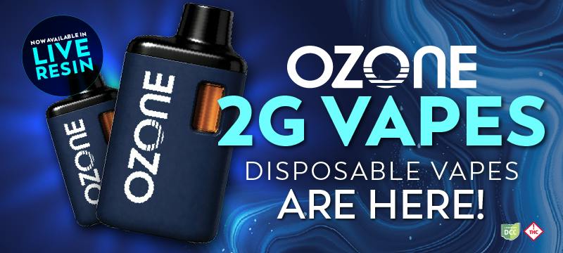 New Product! Ozone 2g LIVE RESIN PIXI disposables