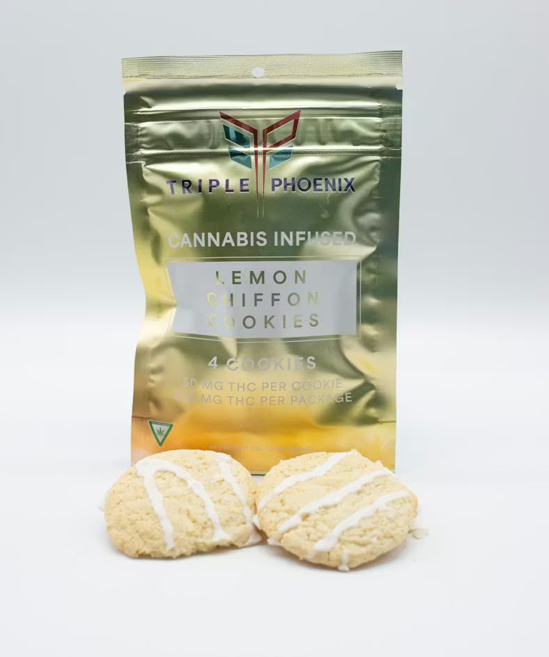 Triple Phoenix - Lemon Chiffon Cookies - 200mg