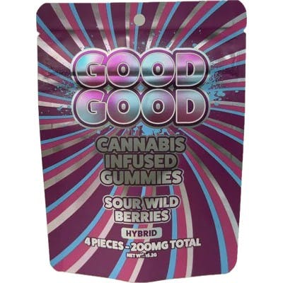 GoodGood GOOD GOOD | SOUR WILD BERRIES | 4PK | 200MG | HYBRID — EDIBLES