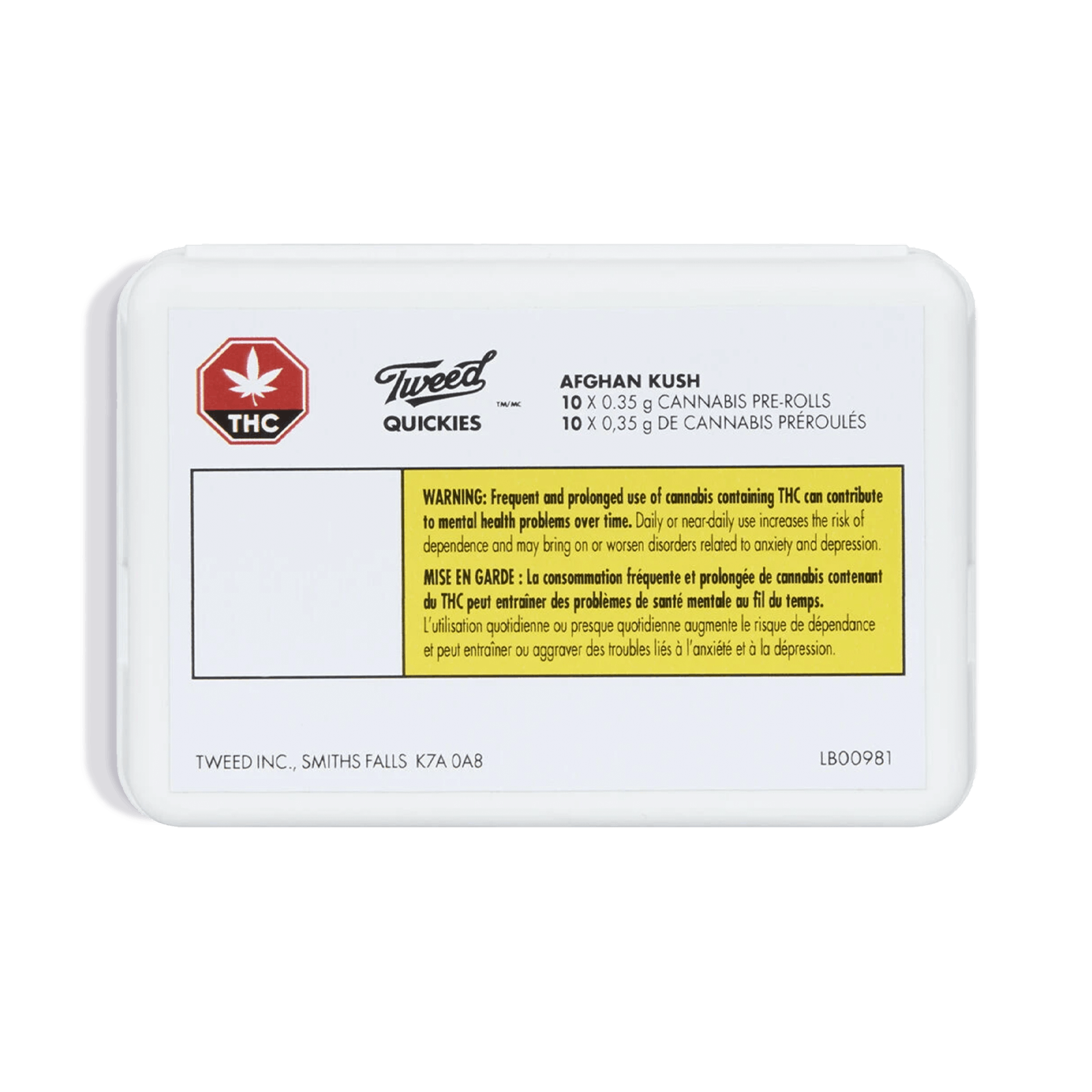 Quickies Afghan Kush 10pack 3.5g