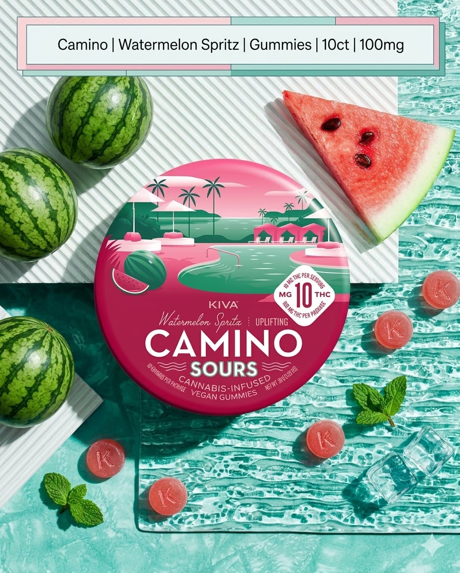 Product Camino | Watermelon Spritz | Gummies | 10ct | 100mg