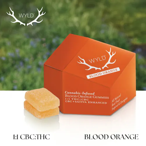Blood Orange 1:1 CBC Sativa Enhanced Gummies-1