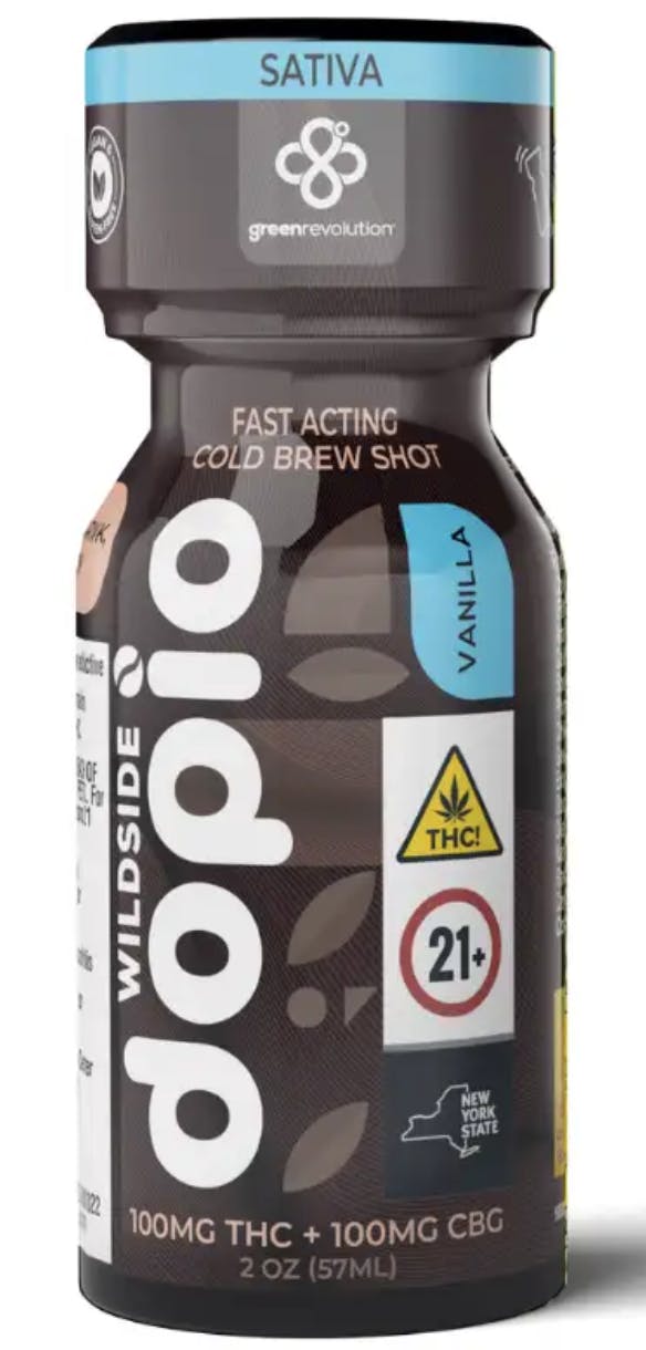 Order Green Revolution Dopio Cold Brew Vanilla | 100mg 1.1 Ratio