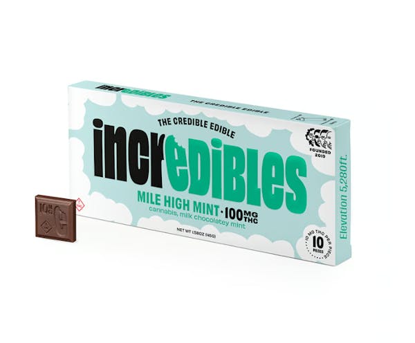 Mile High Mint | 100mg | Chocolate | Incredibles