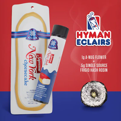Hyman - 1.5g Infused Eclair - New York Cheesecake