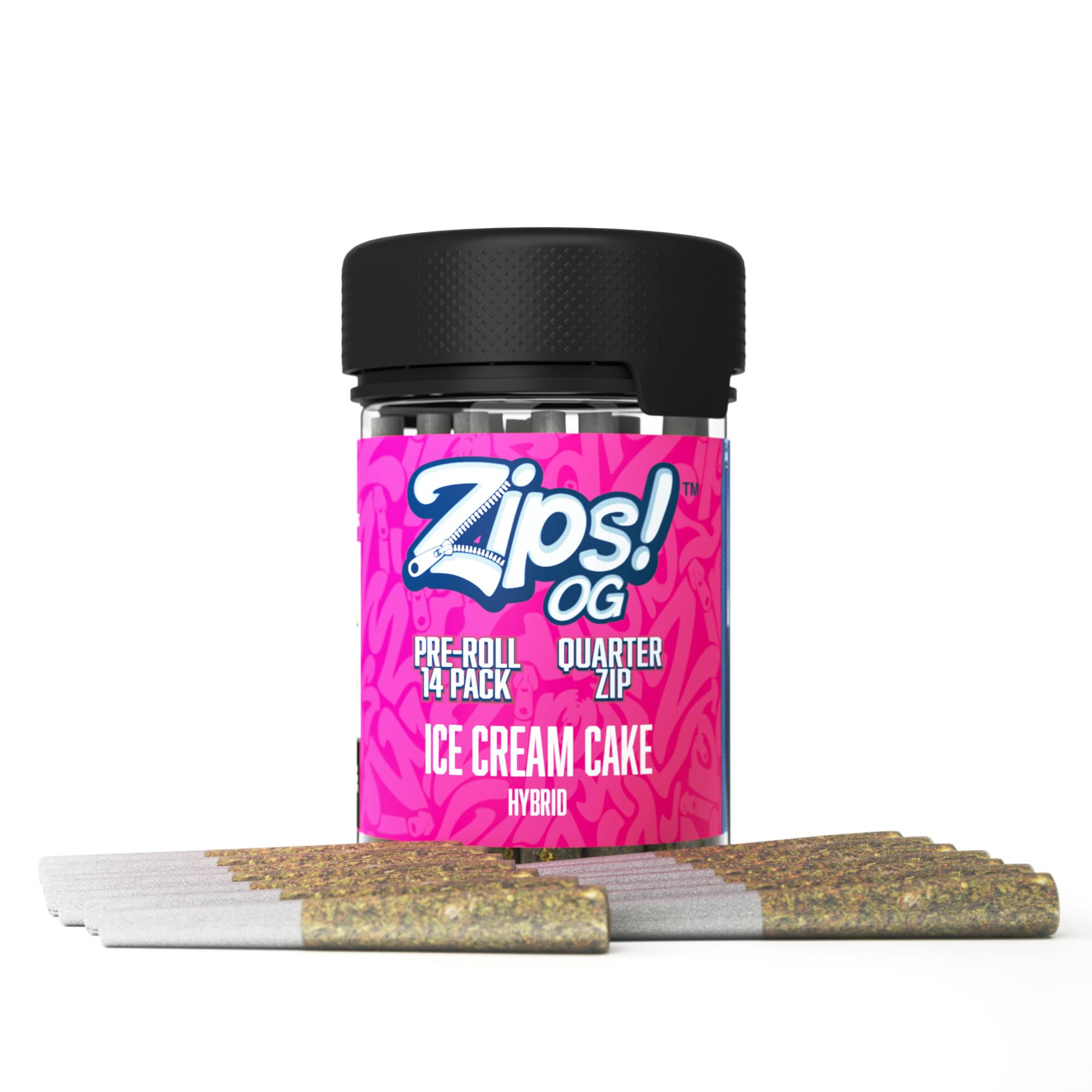 ZIPS | Preroll 14 Pack | Ice Cream Cake