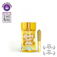 Jeeter - 5-Pack .5g Quad Infused Prerolls - Pina Colada - PRE_ROLLS by Jeeter at King of Budz