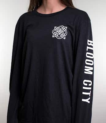 Product: Bloom City Club Long Sleeve Shirt | Black | XS-XL