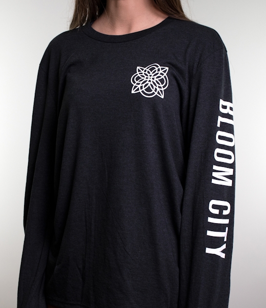 Bloom City Club Long Sleeve Shirt | Black | XS-XL