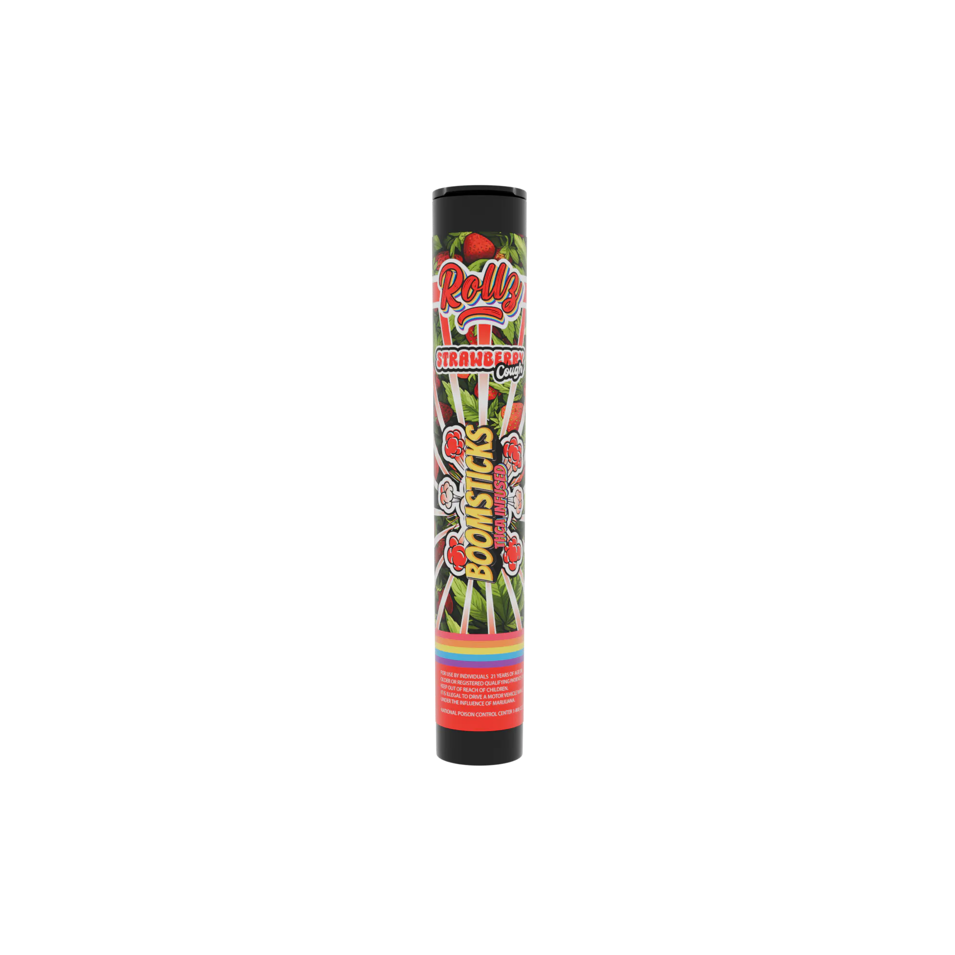 ROUGE / Sexulity-Rock'n Roll デモテープ ジャパメタ Rollz | Strawberry Cough Boomstick THCA Infused Pre-Roll | 1g | 31