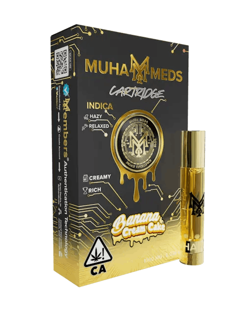 Product: Muha Meds | Vape Cart - 1g - Banana Cream Cake