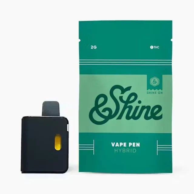&Shine Disposable Blueberry 2g (hybrid, disposables)