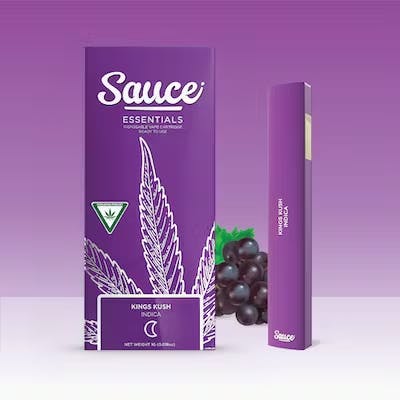 Product: SAUCE ESSENTIALS | KINGS KUSH | DISPOSABLE HYBRID