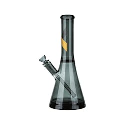 Smoked Glass Beaker Bong | Black