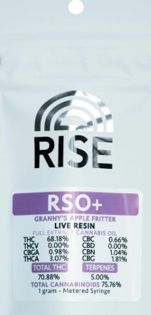 RISE RISE | RSO + GRANNY'S APPLE FRITTER — CONCENTRATES