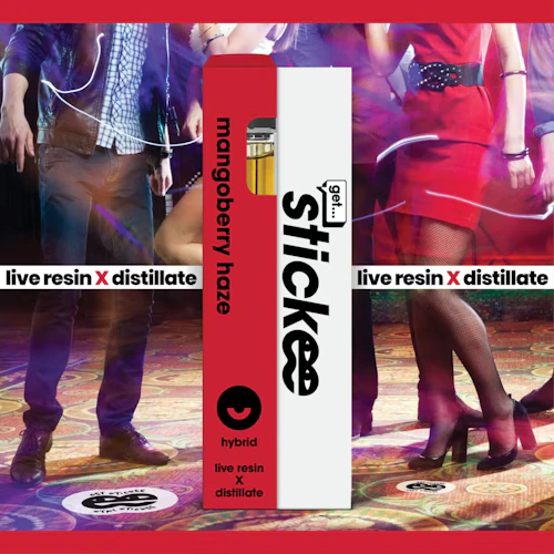 Stickee - 1g Live Resin Disposable - MangoBerry Haze