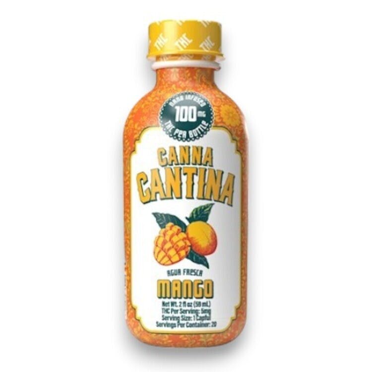 Canna Cantina: Mango - Beverage Shot 100mg