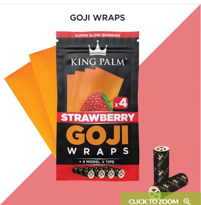 Product NC King Palm Goji Wraps - Strawberry 4pk